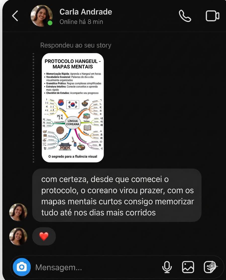 DM no Instagram